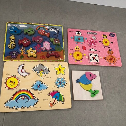 Bebek ahşap puzzle