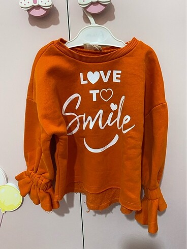 Turuncu sweatshirt