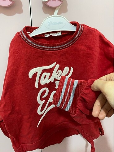 4 Yaş Beden kırmızı Renk Kırmızı sweatshirt