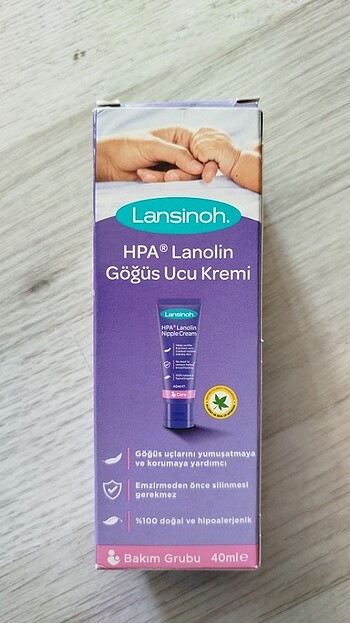 Lansinoh Hiç kullanılmadı kapalı ambalaj 40ml