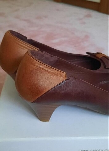 36 Beden Hakiki deri stiletto