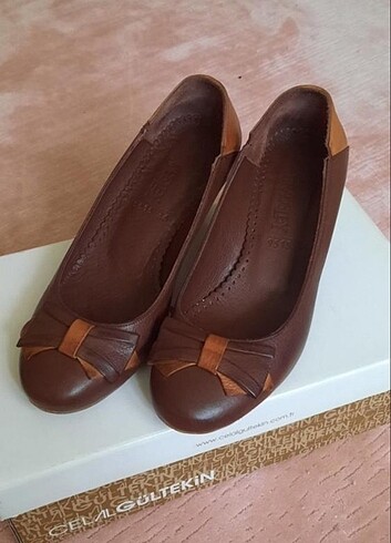 Yaya Hakiki deri stiletto