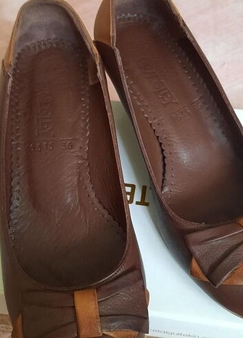Hakiki deri stiletto