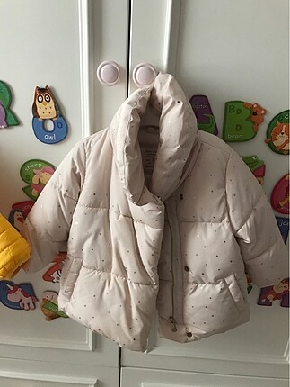 Zara kız bebek mont