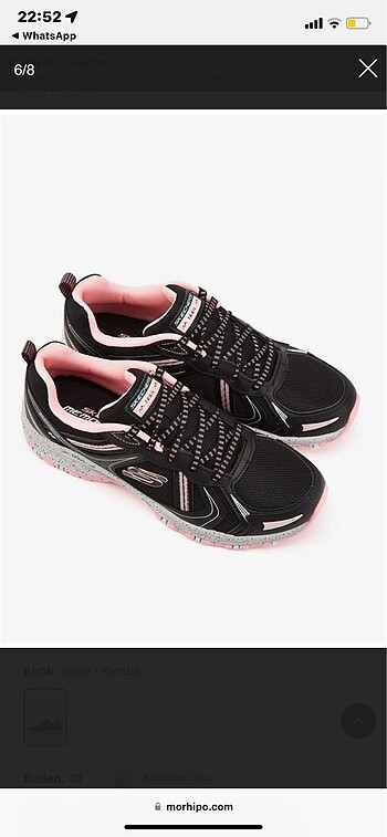 36,5 Beden Skechers spor ayakkabı