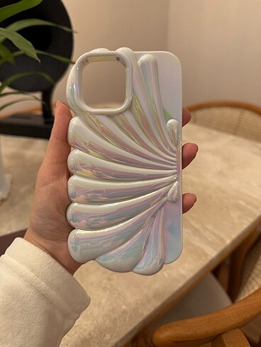 İphone 12 Pro Deniz Kabuğu Hologramlı Kılıf