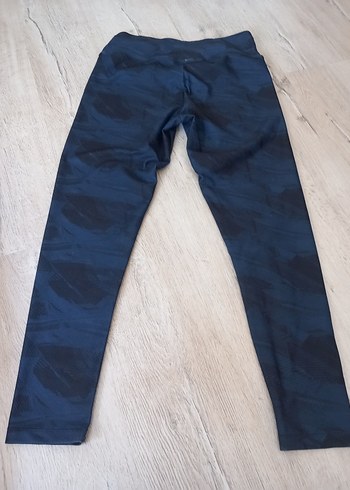 xl Beden mavi Renk Kadın Lacivert Kamuflaj Desenli Spor Tayt