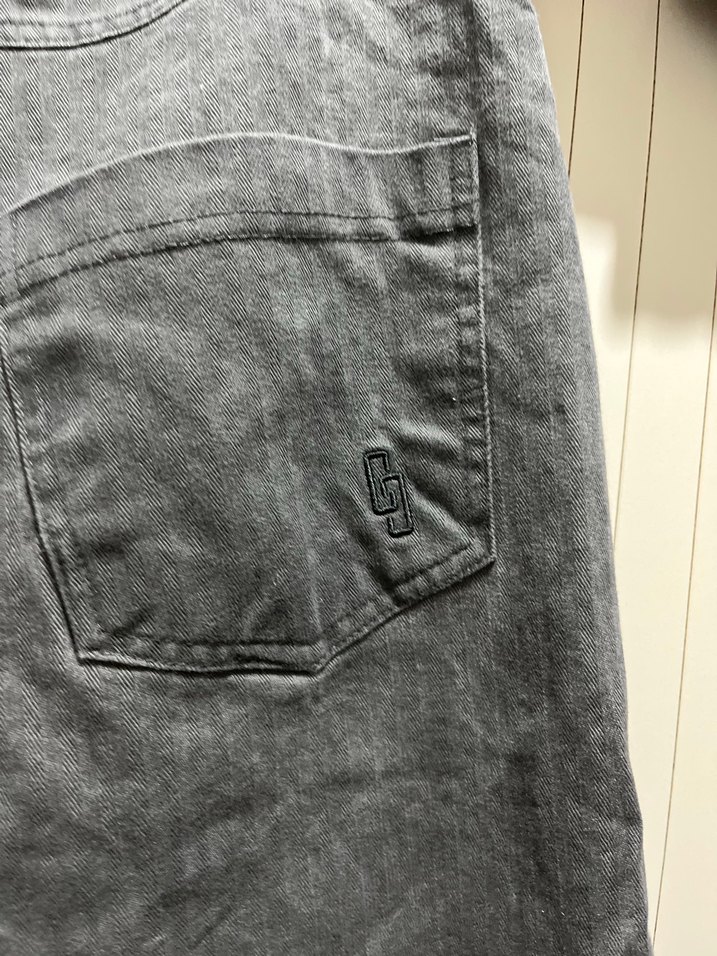 Zara Gri Bol Kesim Midi Denim Kadın Jean - Görsel 3