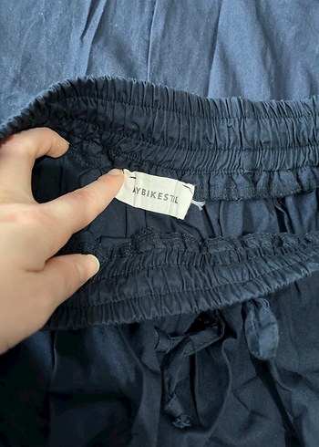 Aybıkestıl Lacivert Kadın Uzun Keten Etek - Görsel 3