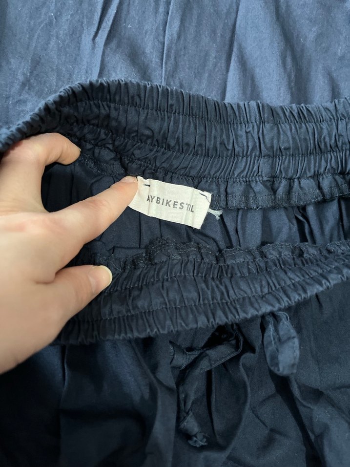 Aybıkestıl Lacivert Kadın Uzun Keten Etek - Görsel 3