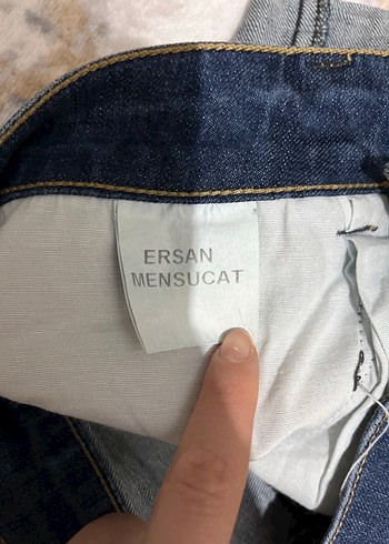 Zara Kadın Lacivert Mini Kot Şort - Görsel 3