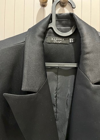 Manuka saten abiye yelek - Görsel 4