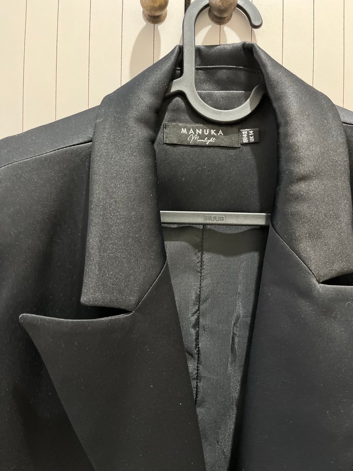 Manuka saten abiye yelek - Görsel 4