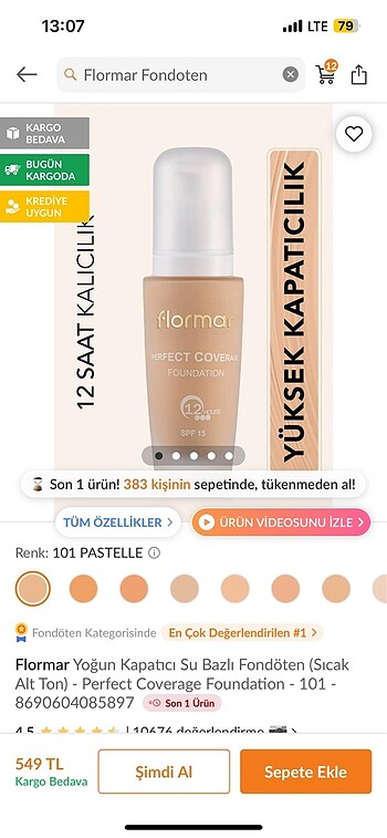 Flormar Flormar fondöten