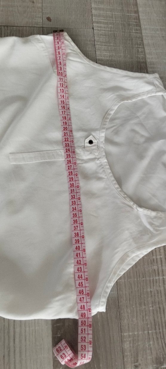 Kolsuz Beyaz dokuma Midi Elbise - Görsel 5