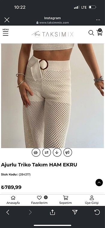 Beyoğlu Butik Alt üst takım