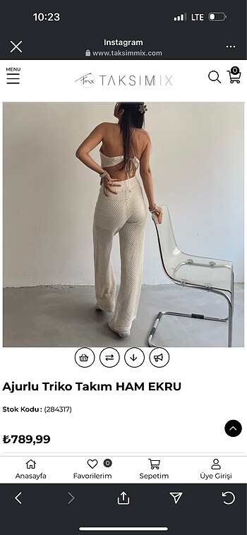 m Beden ten rengi Renk Alt üst takım