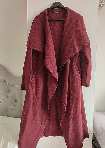 Trendyol & Milla Bordo Uzun Kesim Kadın Kaban