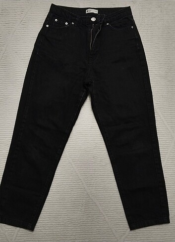 Siyah straight jean