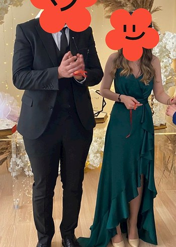 Uzun Kadın Abiye Elbise - Görsel 3