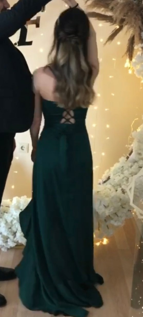 Uzun Kadın Abiye Elbise - Görsel 2