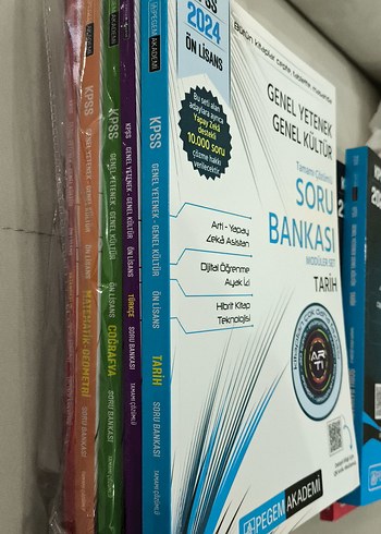 KPSS 2024 PEGEM MODÜLER SET Ön Lisans Soru Bankası - Görsel 2