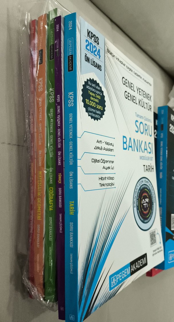 KPSS 2024 PEGEM MODÜLER SET Ön Lisans Soru Bankası - Görsel 2