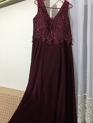 50 beden BORDO ABİYE
