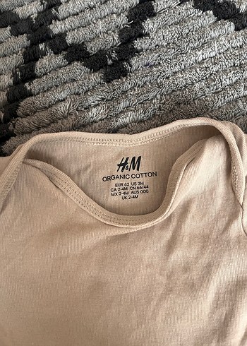 Bej Pamuklu Bebek Çıtçıtlı Body - Görsel 4