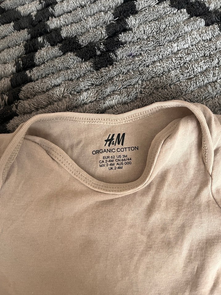 Bej Pamuklu Bebek Çıtçıtlı Body - Görsel 4