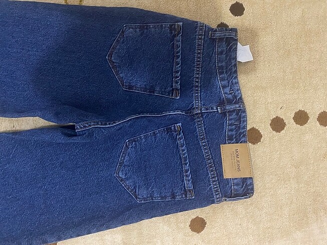 Mom jeans mavi