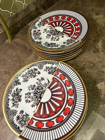 Güral Porselen Son moda tabaklar
