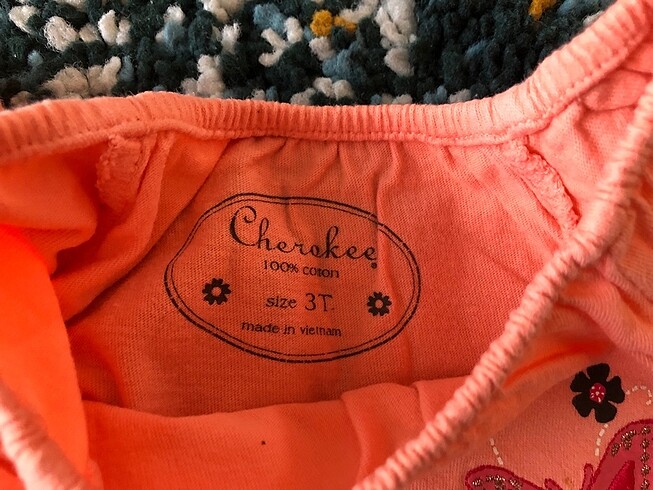 24-36 Ay Beden CHEROKEE MARKA 3 YAŞ TSHIRT AMERİKADAN