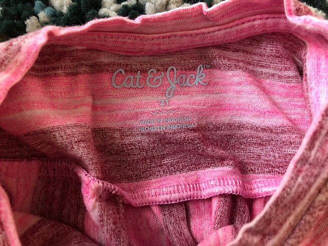 18-24 Ay Beden CAT&JACK 2 YAŞ TSHIRT AMERİKADAN ALINDI