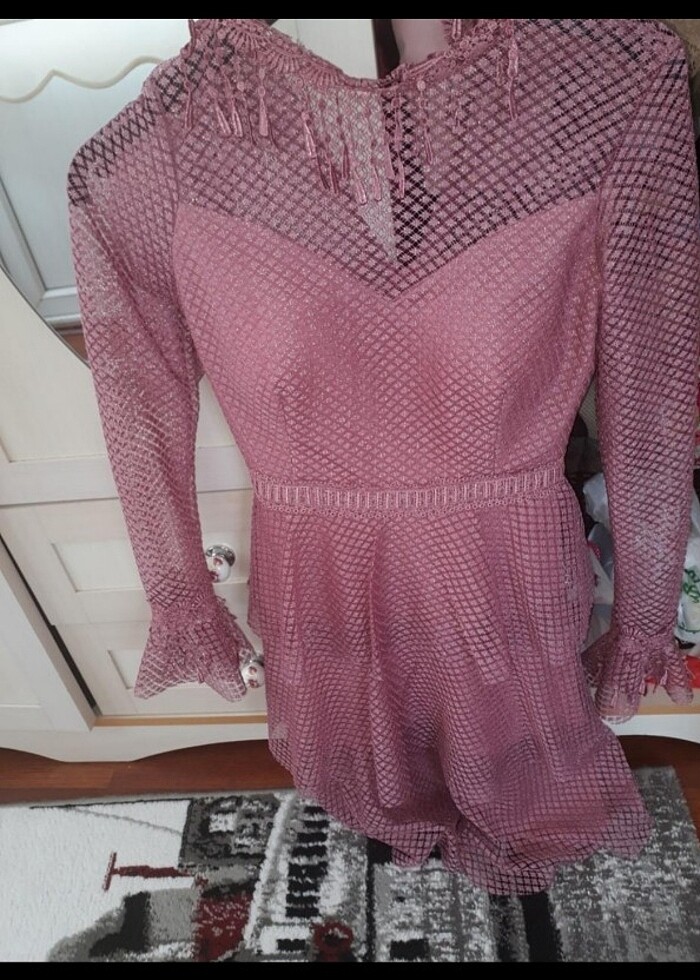 Tatlı pembe elbise  - Görsel 5
