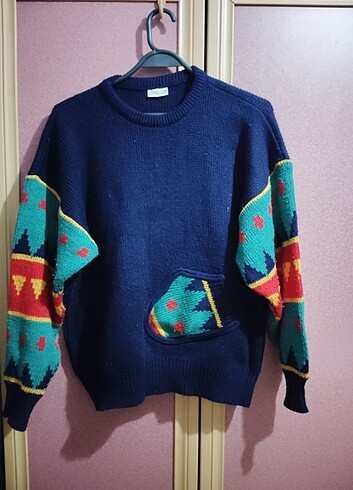 Desenli kazak unisex