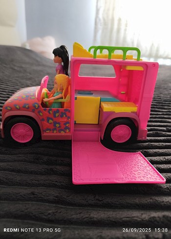 Polly Pocket poly pocket Renkli Pembe Oyuncak Araba