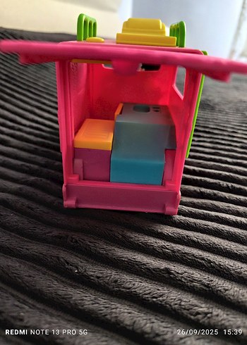  Beden Renk poly pocket Renkli Pembe Oyuncak Araba