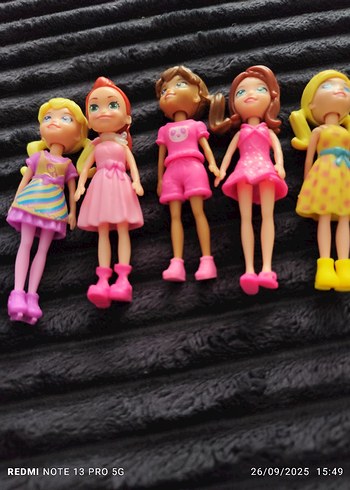poly pocket Renkli Mini Bebek Seti
