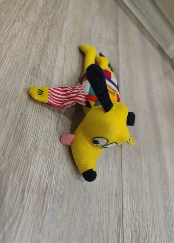 Renkli Sarı Peluş Oyuncak Köpek