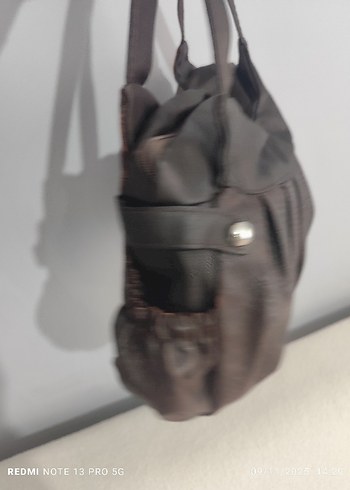 Kahverengi Deri Pilili Kadın Çanta - Görsel 8
