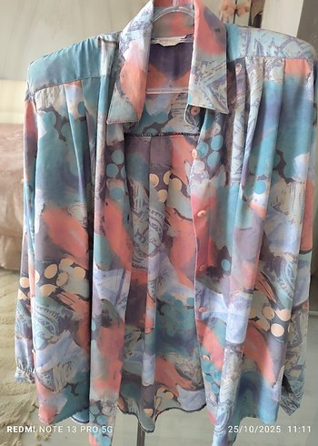 Bohem Çok Renk Bluzu - Görsel 4