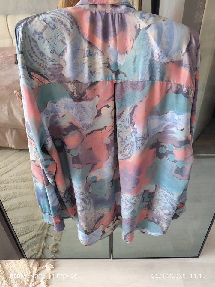 Bohem Çok Renk Bluzu - Görsel 3