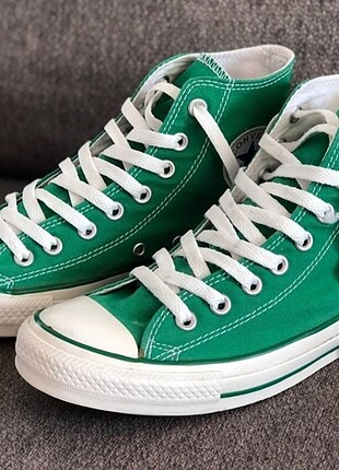 38 Beden yeşil Renk Orjinal Converse ayakkabı