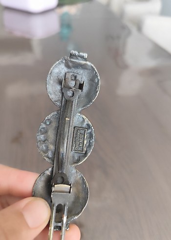 Beden kahverengi Renk Düğmeli Vintage Bohem Kadın toka