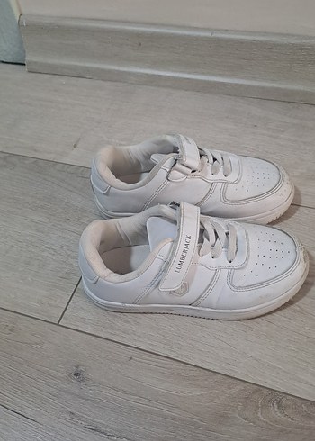 Beyaz Kız Çocuk Spor Ayakkabı Velcro - Görsel 2