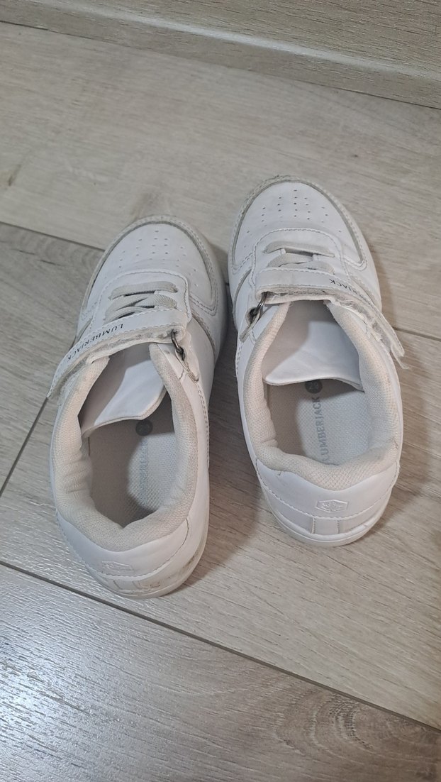 Beyaz Kız Çocuk Spor Ayakkabı Velcro - Görsel 3