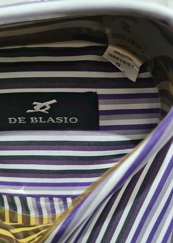 Mor Çizgili Erkek Gömlek - Görsel 3