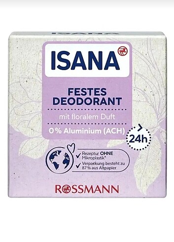 isana katı deodorant