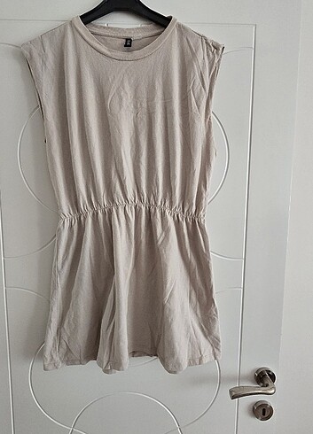 H&m beli büzgülü mini elbise